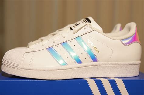 adidas superstar rainbow holographic